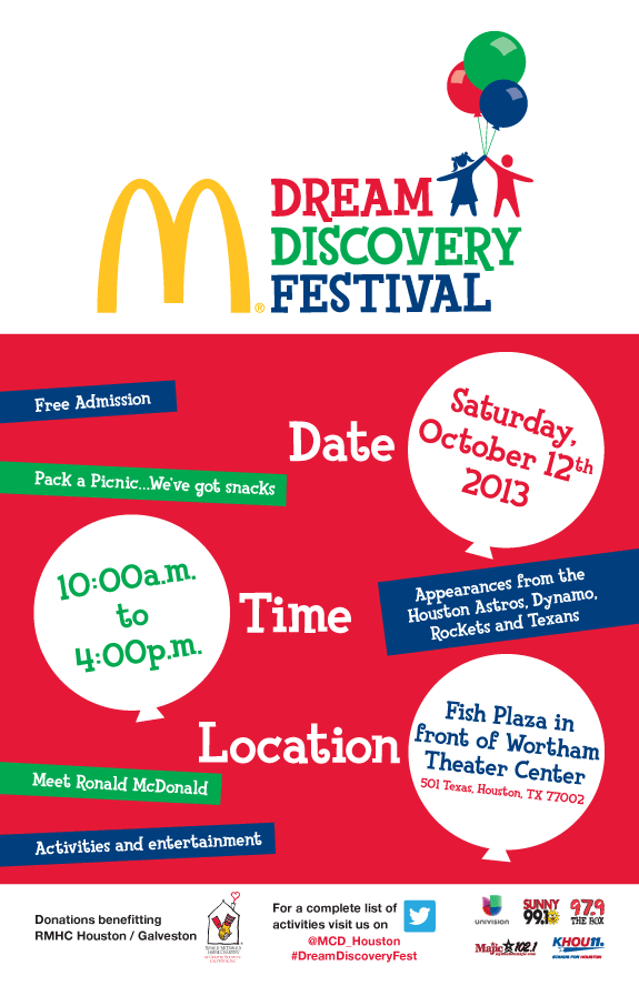 McDonald's Dream Discovery Festival Real Estate Sign